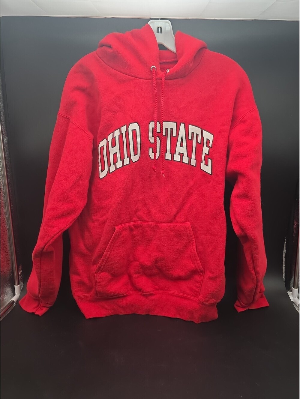 Vintage Ohio State University Buckeyes Hanes Red Hoodie Men's Medium y2k